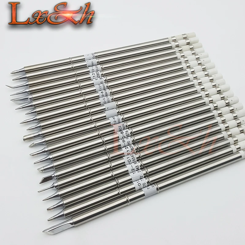 

Высокое качество 20 шт T12 серия белый светильник бессвинцовый паяльник наконечник HAKKO FX-951 FX-952 FX-950 FX-950 сварочные железные наконечники