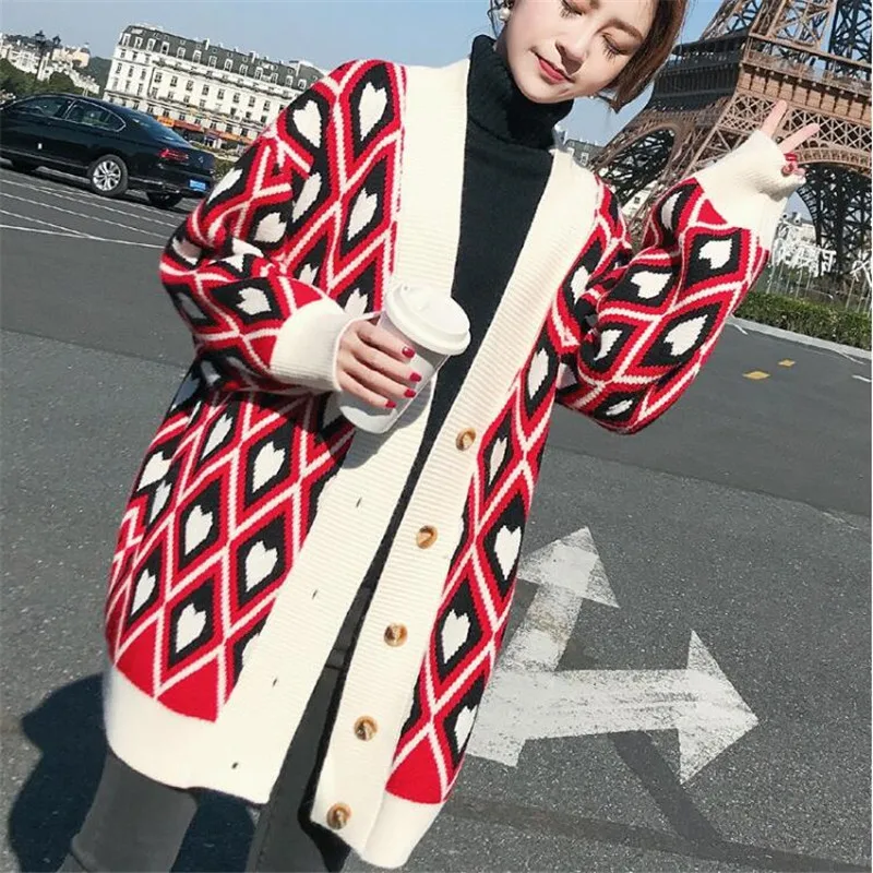 Женский свитер вязаный осенне-весенний 2019 |