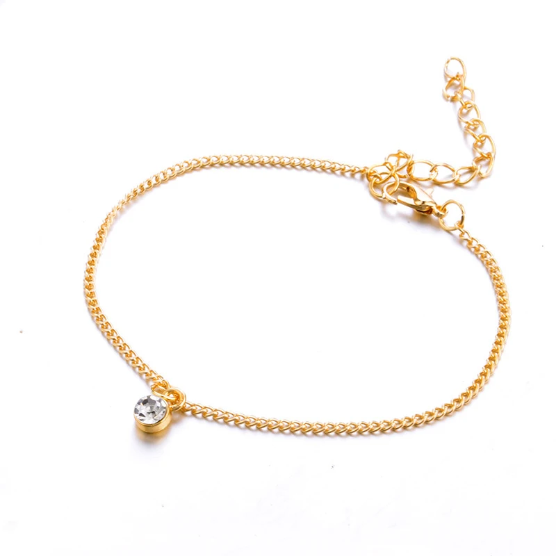 4 Pcs/Set Fashion Gold Bracelets Sets Key Butterfly Electrocardiogram Heart Round Rhinestone Cuff Bracelet Women Simple Jewelry | Украшения