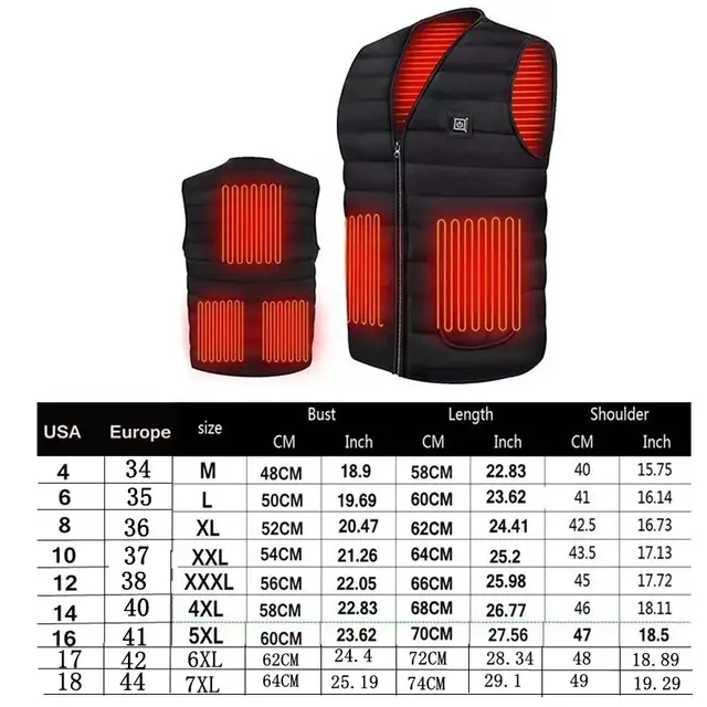 Heated outdoor sleeveless vest 5