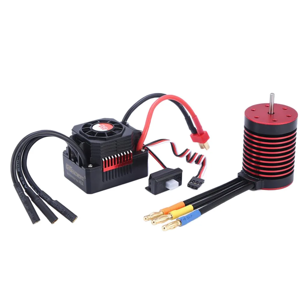 

1 шт. 1/10 бесщеточный двигатель 45A ESC Kit для 1:10 RC Car Axial Upgrade
