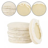 washable 6pcs lightweight wool bonnets buffing wheel pads universal buffing pads effort saving for glass