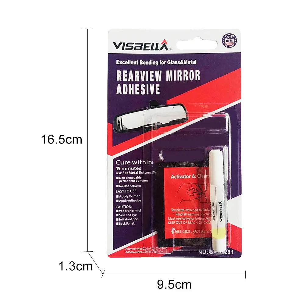 

Professional Strength Permanent Rearview Mirror Adhesive Glue Multipurpose Adhesive Car Rearview Mirror Adhesive