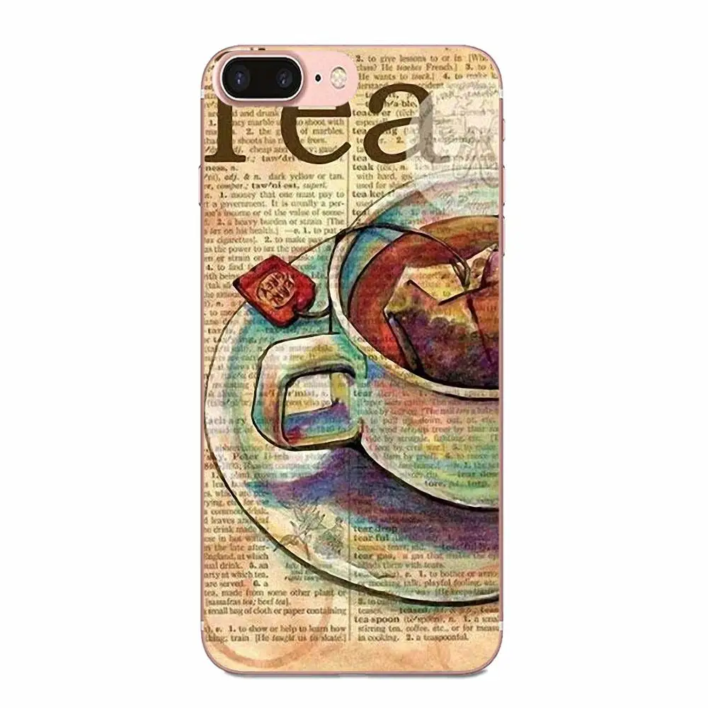 Чехол из ТПУ для Xiaomi Mi3 Mi4 Mi4C Mi4i Mi5 Mi 5S 5X 6 6X 8 SE Pro Lite A1 Max Mix 2 Note 3 4 кофейная книжка яркий