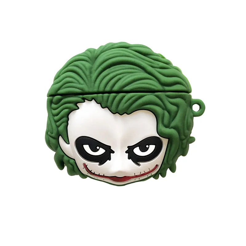 

3D Horror Evil Joker Headphone Cases For Airpods 1 2 3 Pro Silicone Protection Wireless Bluetooth Headset Earphone Cover