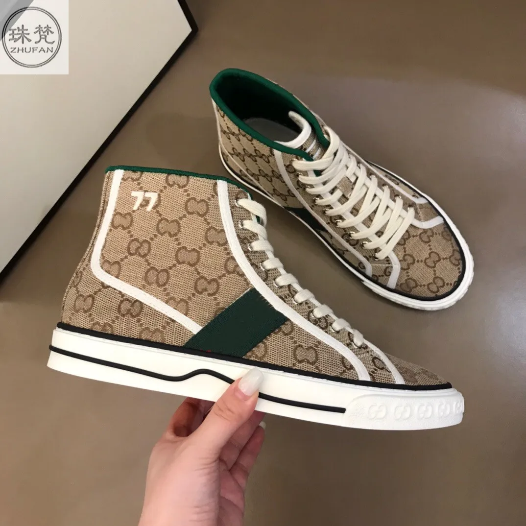 

High-Quality Luxury Designer men's Casual Canvas Shoes High help Fashion Sports Men's Running Shoes