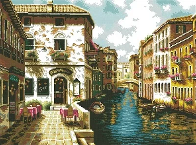 

40-111005 Trip to Europe Counted Cross Stitch Kit Cross stitch RS cotton with cross stitch Magazine money
