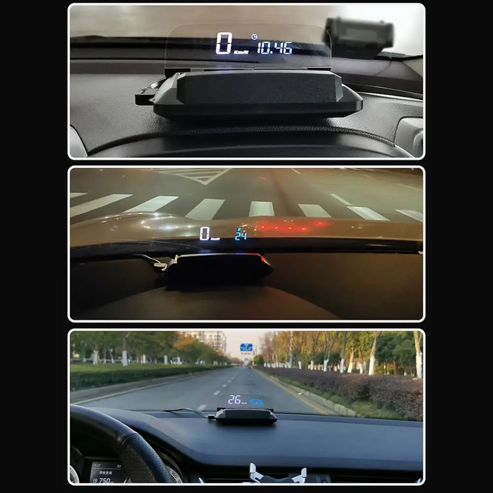 

2020 Hud G3 Head-up display GPS Speedometer Car Windscreen Speed Projector km/h Overspeed Alarm compatiable with All cars
