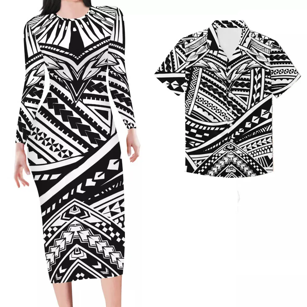 

Cumagical Hawaii Style Sexy Long Maxi Dress Long Sleeve Dresses Woman Party Night Club Slim Dress Elegant Bodycon Casual