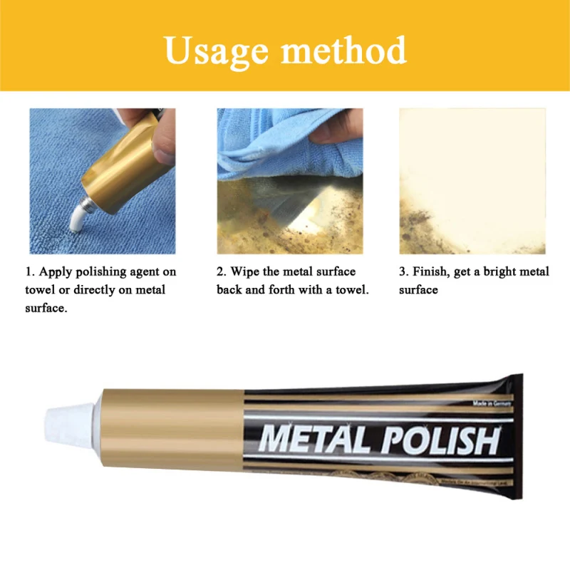Metal Polishing Cream rust remover paste Knife Machine Wax Mirror Stainless Steel Watch Paste |