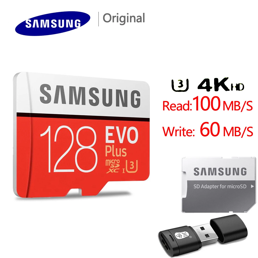 SAMSUNG карта памяти Micro SD 128 ГБ 256 32 64 ГБ|Карты памяти| |