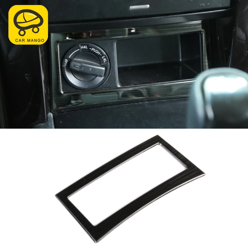 Carманго для Toyota Land Cruiser Prado 150 2010- коробка для хранения автомобиля панель хромированная накладка рамка наклейка интерьерные аксессуары