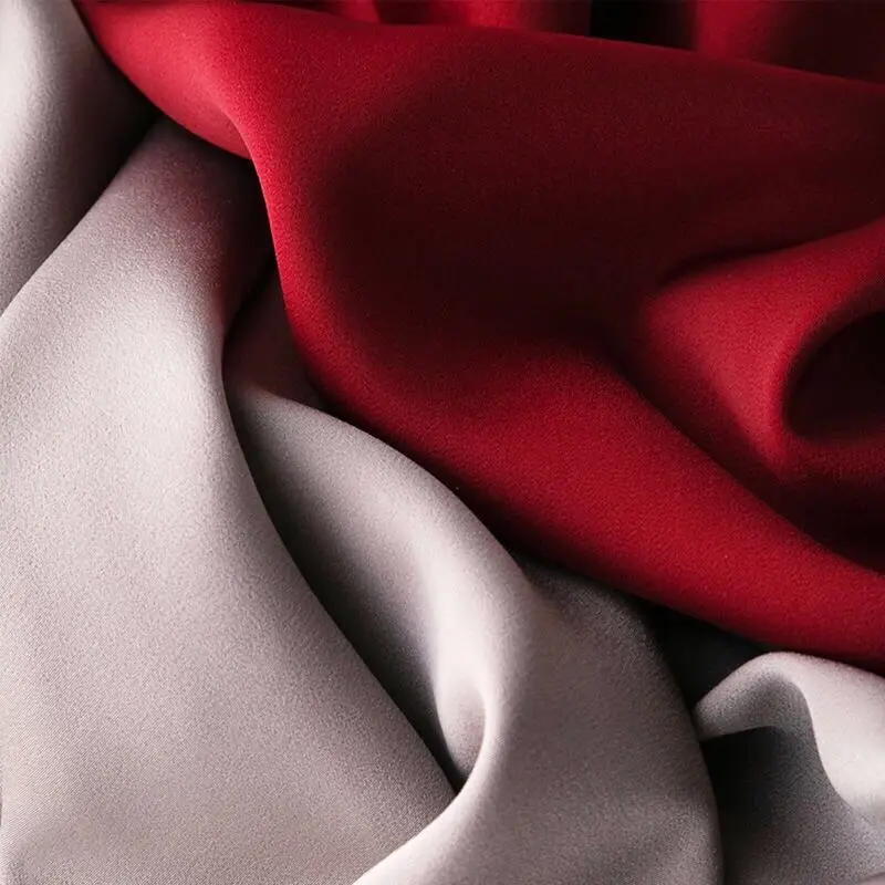 

Women's Silk Skirts Satin Solid High Waisted Long Midi Skirt Female Elegant Office Ladies Side Zipper A-line Skirt Summer Women