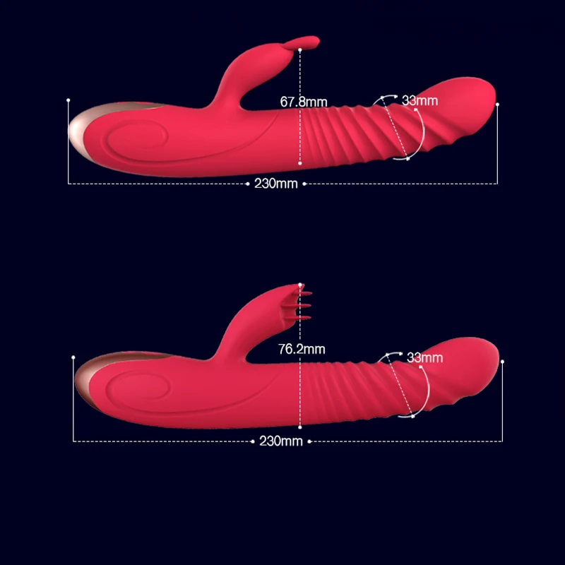 Нагревание точки G Dido кролик вибратор силиконовый Стимулятор клитора секс