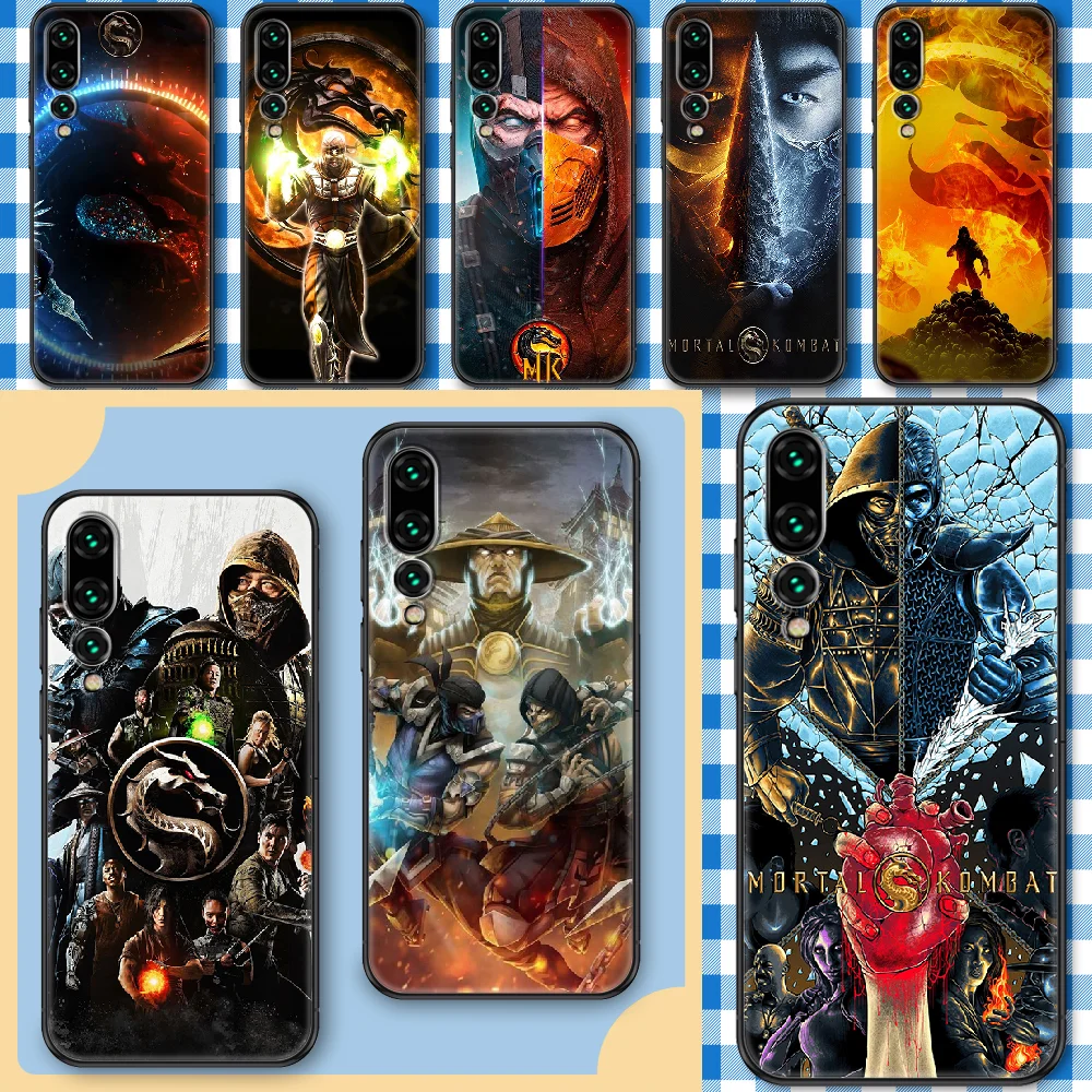 Чехол для телефона Mortal Kombat game Huawei P Mate P10 P20 P30 P40 10 20 Smart Z Pro Lite черный красивый чехол