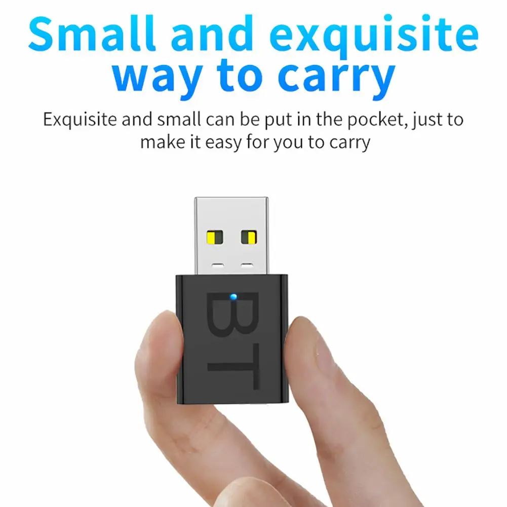 Bluetooth 5 0 аудио приемник передатчик мини стерео ключ для ПК компьютера колонки ТВ