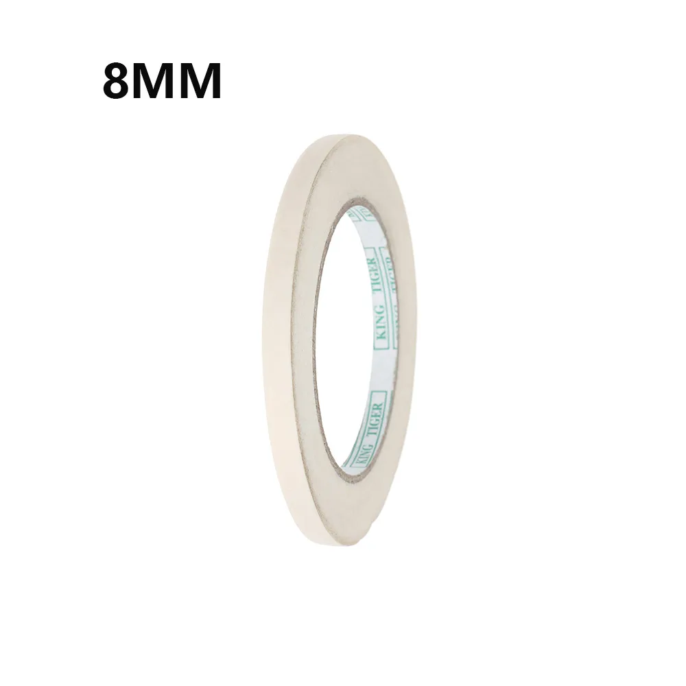 8MM 50 м/рулон записываемый анти-грязный маскирующий 5-12 мм ширина ленты домашний ремонт автомобиля стикер Клей DIY Бумага для рисования малярное ремесло - Цвет: 8MM
