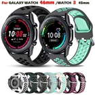 Силиконовый ремешок для часов Samsung Galaxy Watch 3 45 мм ремешок 22 мм сменный ремешок для Galaxy Watch 46mm шестерни S3 браслет ремешок