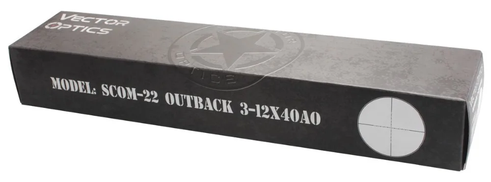 Векторная оптика Outback 3-12x40 AO " регулировочный объективный прицел охотничий. 223 5,56 мм 7,62 палец револьверная винтовка прицел Воздушный пистолет