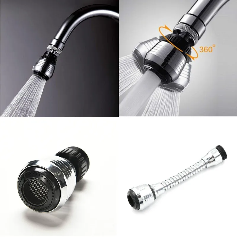 

2 Modes 360 Degree Adjustable Water Filter Diffuser Water Saving Nozzle Faucet Connector Shower Kitchen Faucet Aerator