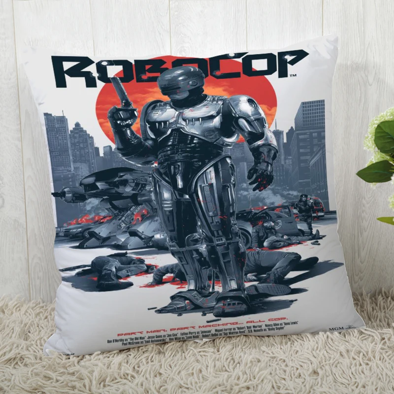 Индивидуальный чехол для подушки RoboCop из полиэстера декоративный s Подушка на