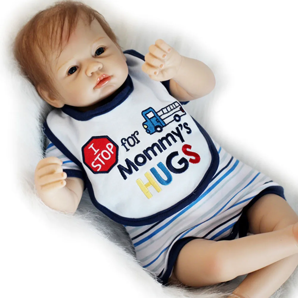 Кукла реборн силиконовая Мягкая 22 дюйма 55 см | Игрушки и хобби