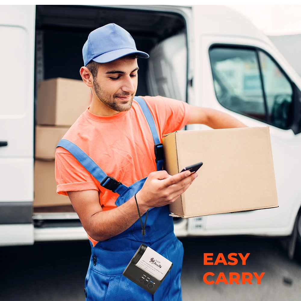 IssyzonePos Bluetooth чековый 80 мм принтер термальный Android iOS мини штрих код мобильный