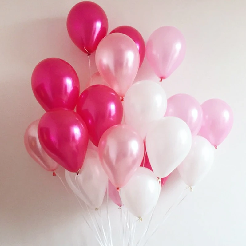 30 шт./лот 1 5 г жемчуг черный белый цвет серебро латексные воздушные шары на день