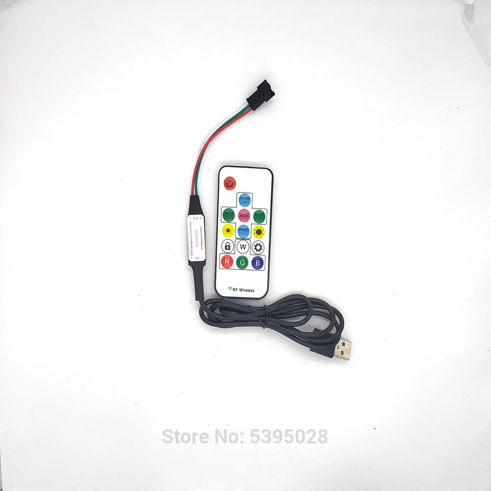 Мини контроллер RF USB DC 3/14/21 ключ для ws2811/2812|Контролеры RGB| |