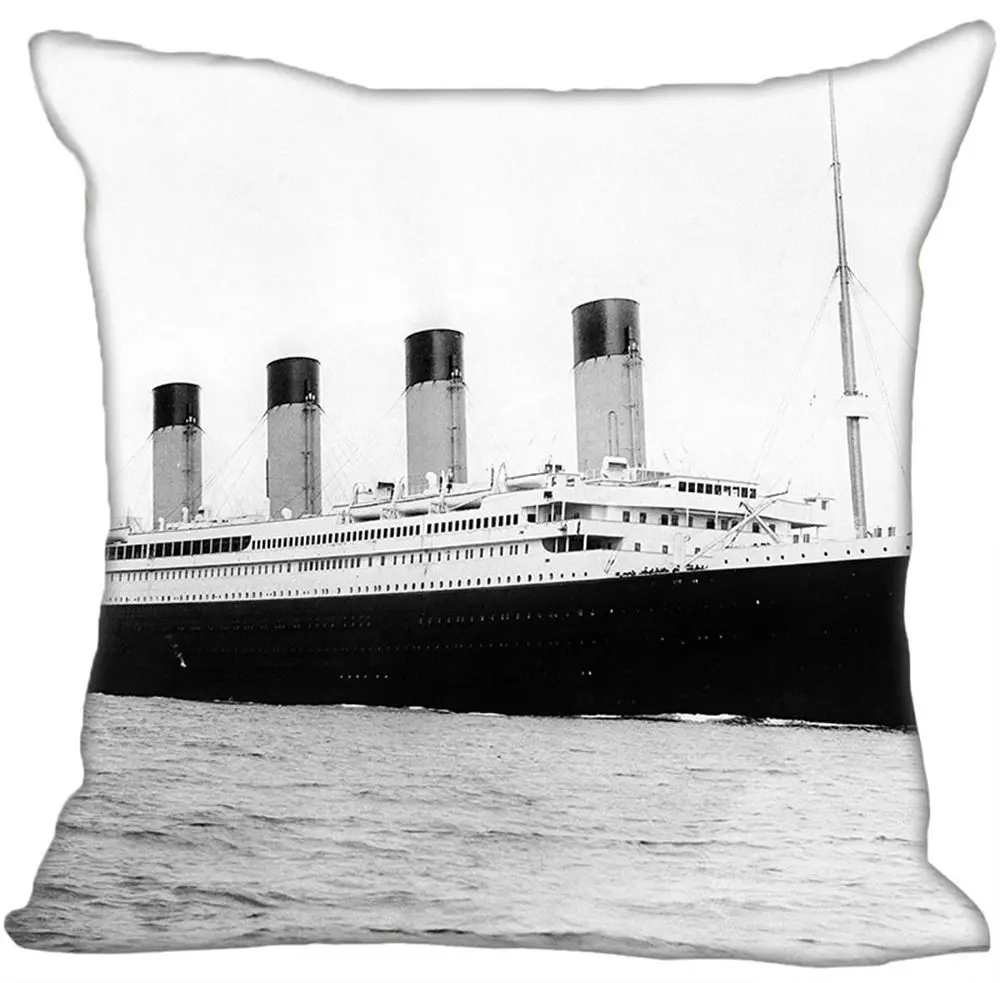 

Custom Simple Titanic Pillowcase Cushion Cover Home Decor Hotel Car Seat Backrest Sofa Pillow Case 21104-16