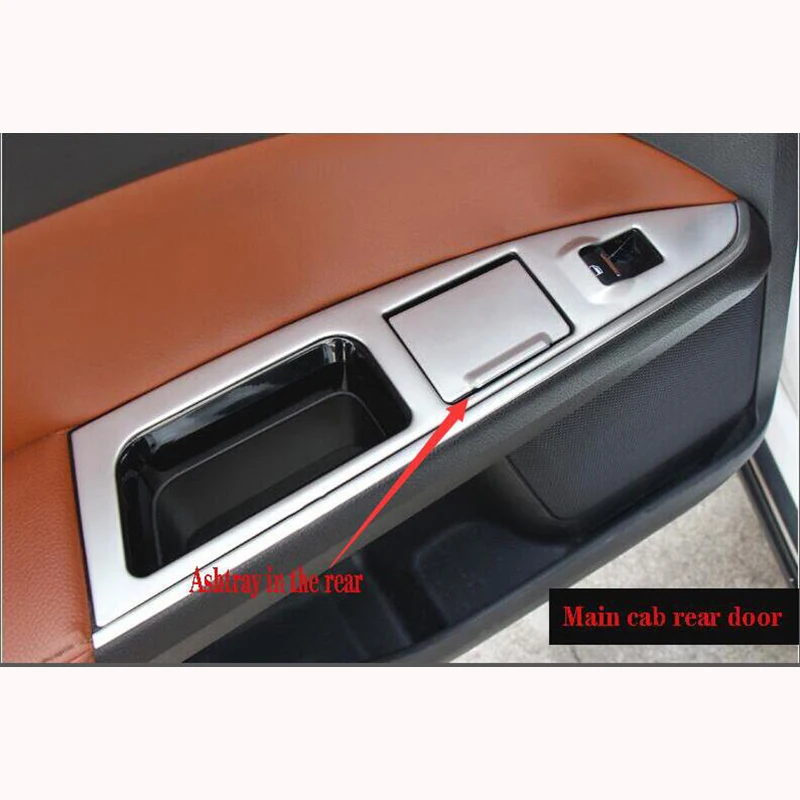 

Modified Lifter Panel Interior Decorative Glass Armrest Sequin Accessories For Ford Mondeo 2015 2016 2017 2018 2019 2020