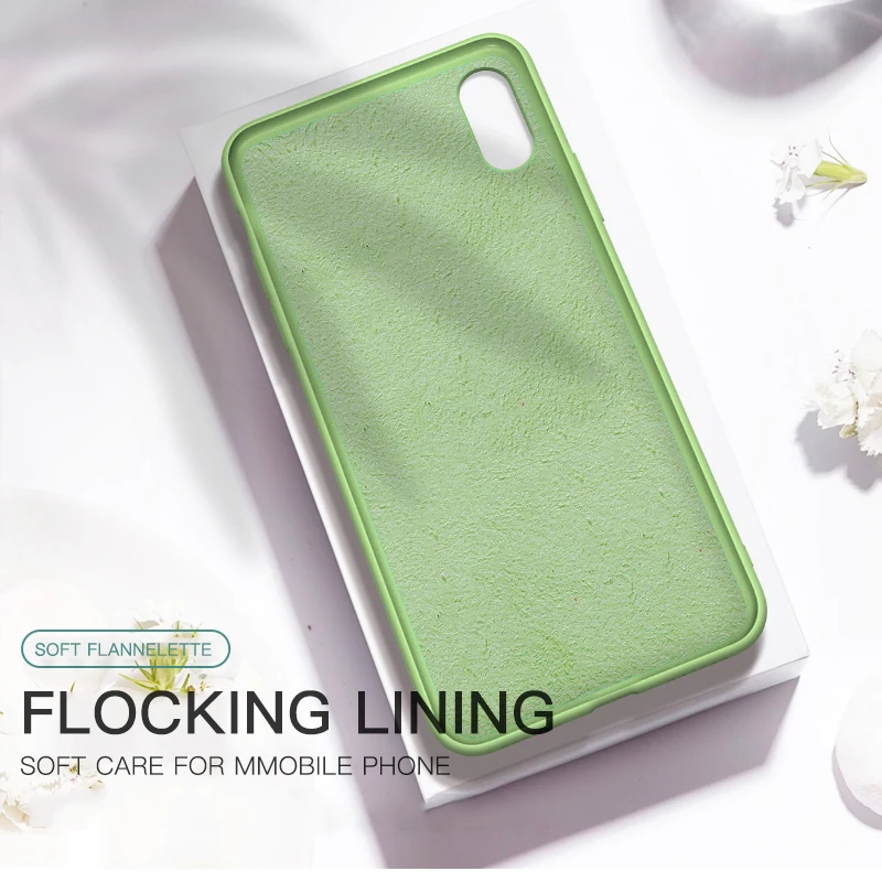 Silicone Case for iPhone 11 2019 on XR X XS Max Phone Cover Protective 7 8 6S 6 Plus XI XIR Luxury Coque |