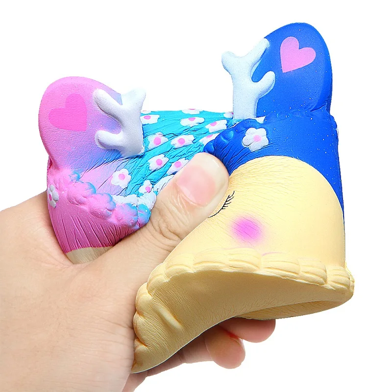 Джамбо кавайный торт Сжимаемый Галактический олень крем ароматизированный