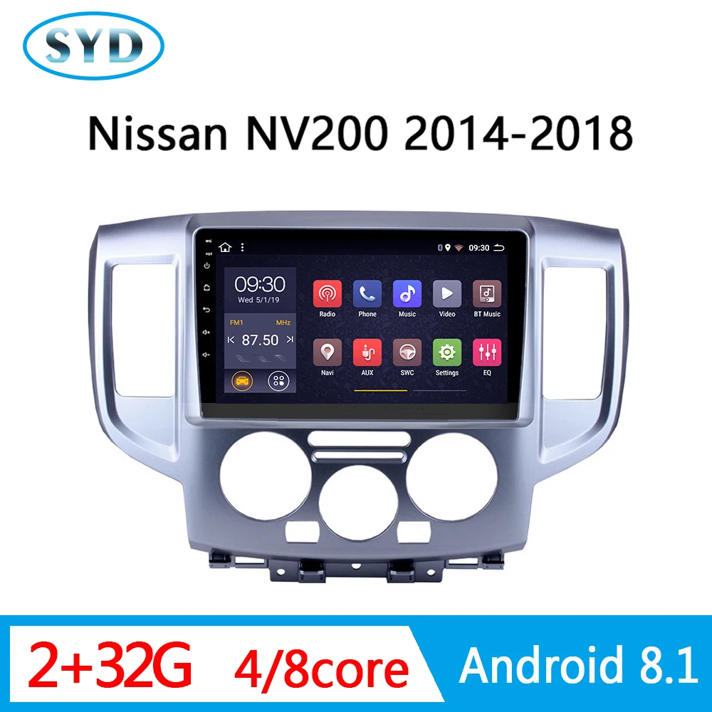 Автомагнитола для NISSAN NV200 GPS навигатор 2009-2016 головное устройство SWC DVD-плеер стерео