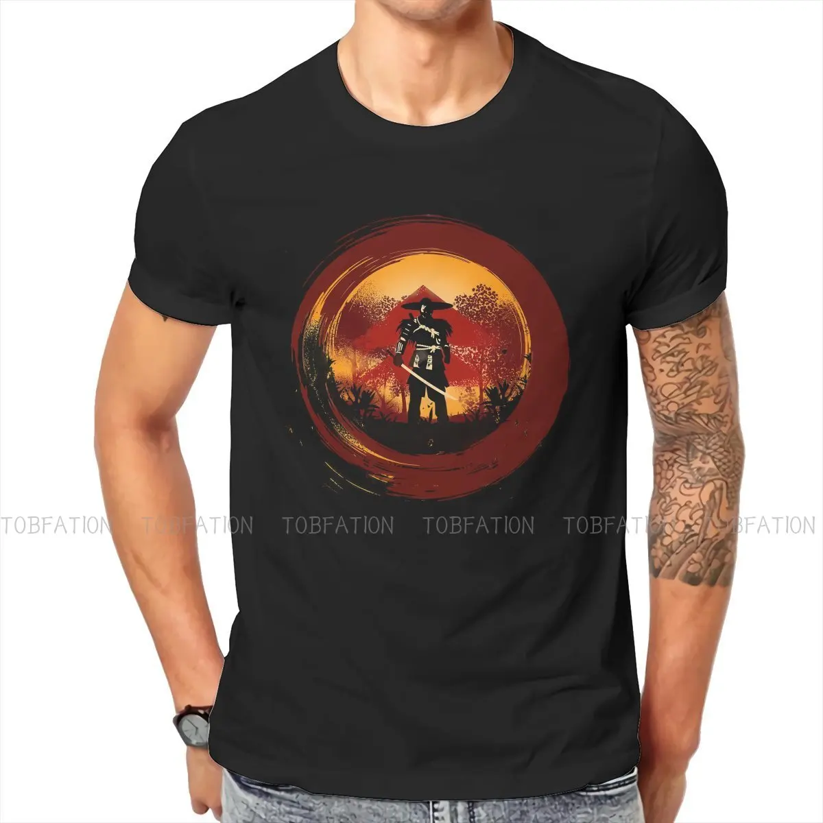 

Red Unique TShirt Ghost of Tsushima Adventure Game Top Quality Creative Gift Idea T Shirt Stuff Ofertas
