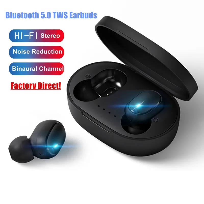 Hi Fi стереонаушники TWS спортивные настоящие беспроводные наушники Bluetooth гарнитура