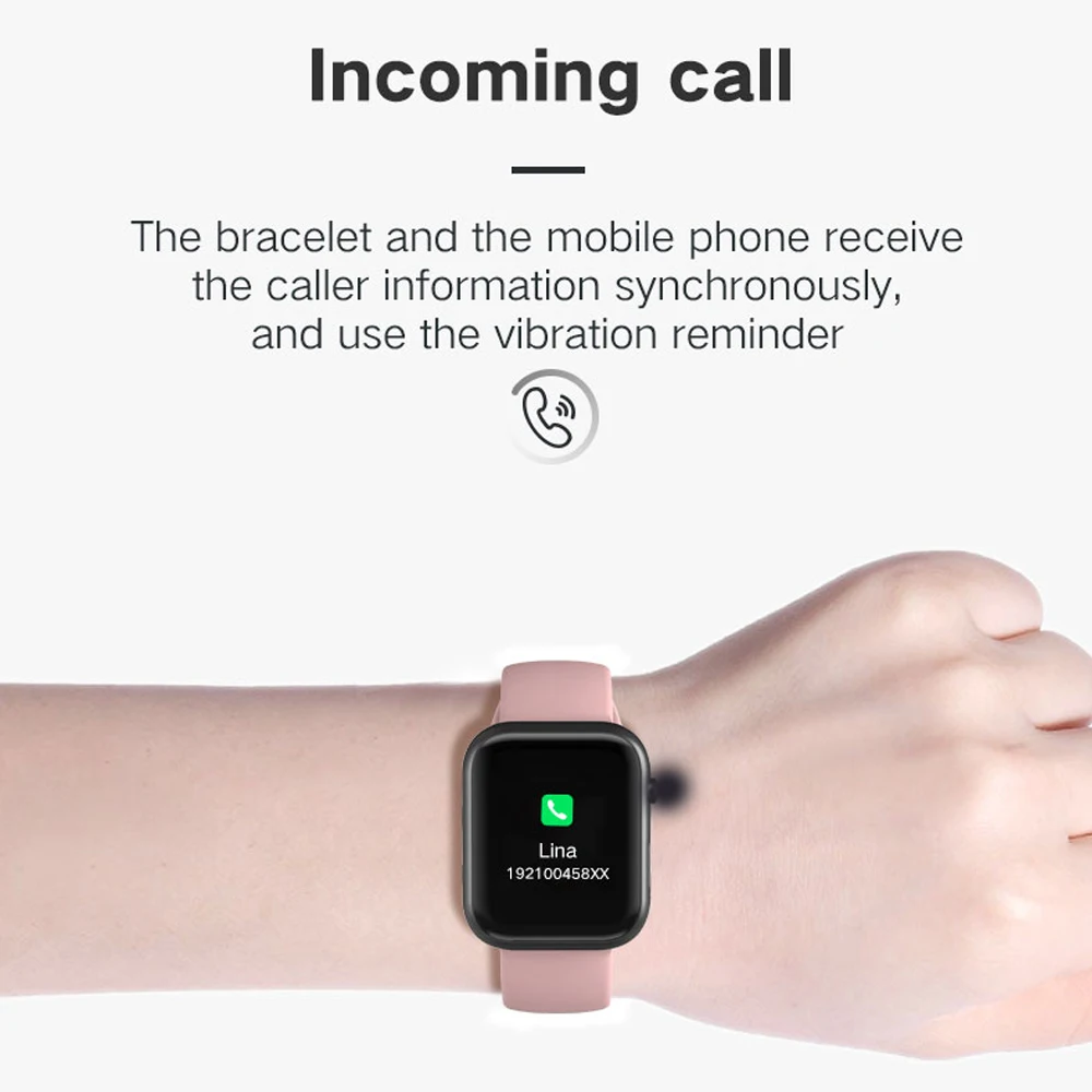 Умные часы водонепроницаемые для женщин фитнес-трекер умный браслет мужской