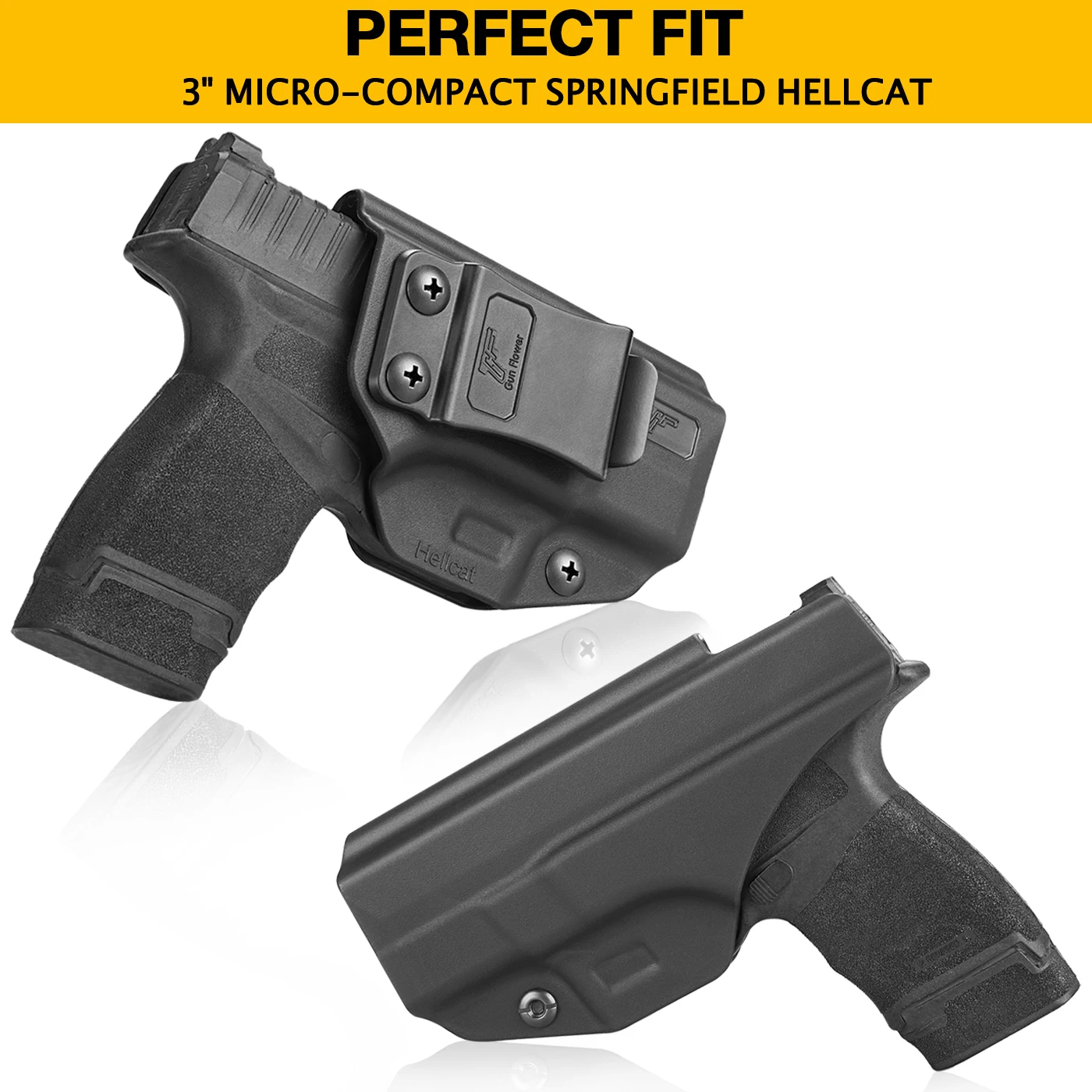 Пистолет и цветок Спрингфилд хеллкэт внутри пояса Полимерная Кобура консилт