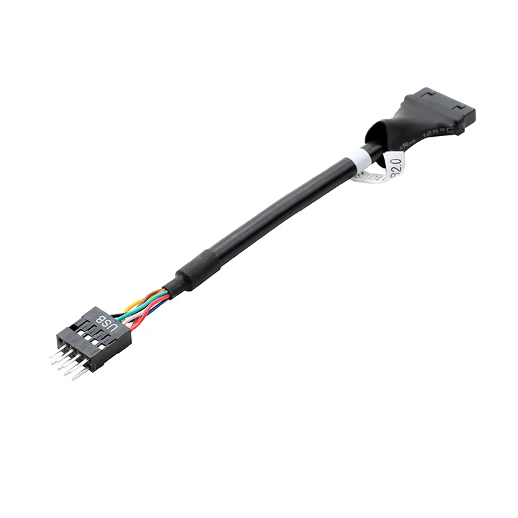 1 шт./2 шт./5 шт. черный 19 Pin USB 3 0 Женский до 9 USB2.0 Мужской адаптер материнской платы