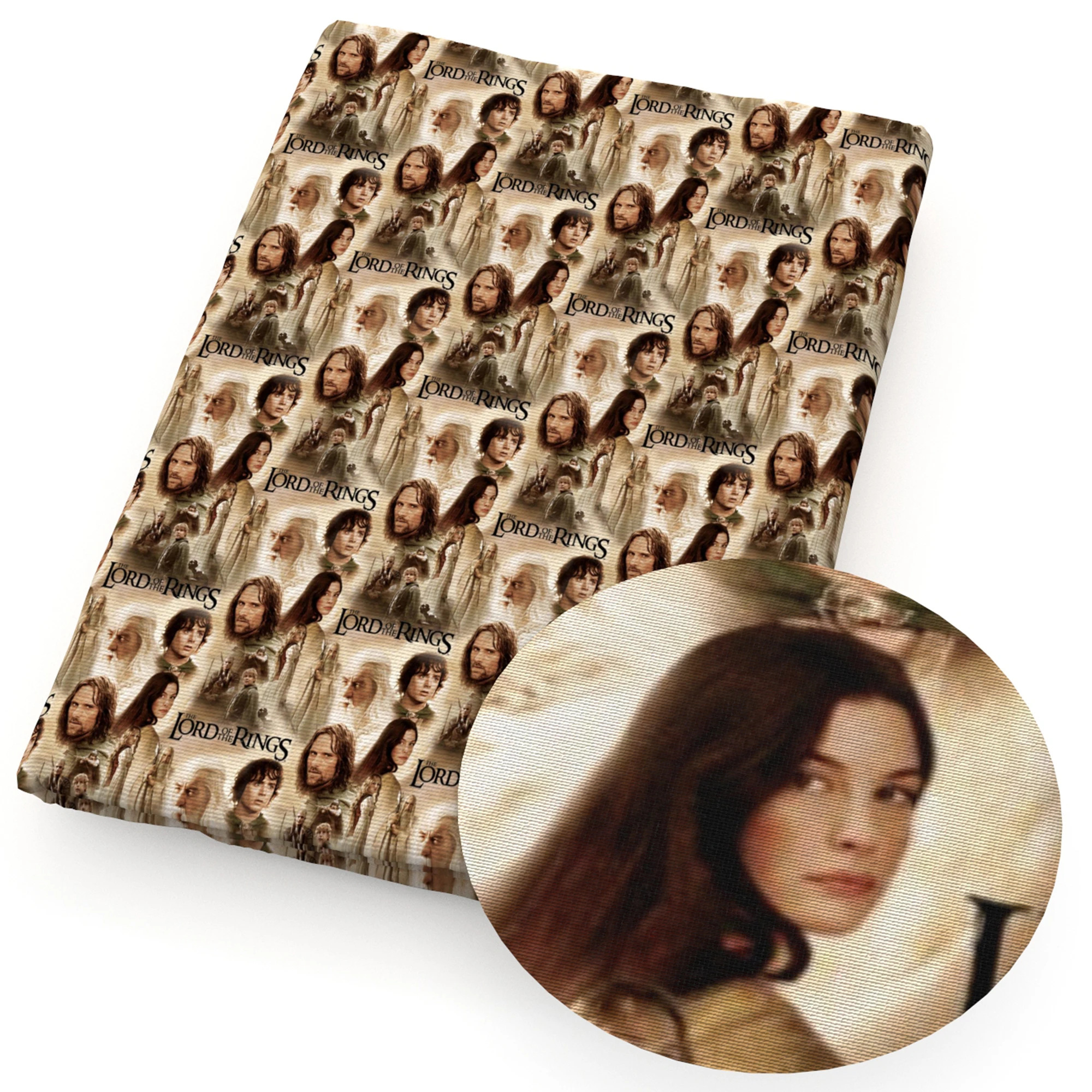 50*145 см кольца из фильма полиэфир хлопок материал лоскутное шитье ткань одеяло