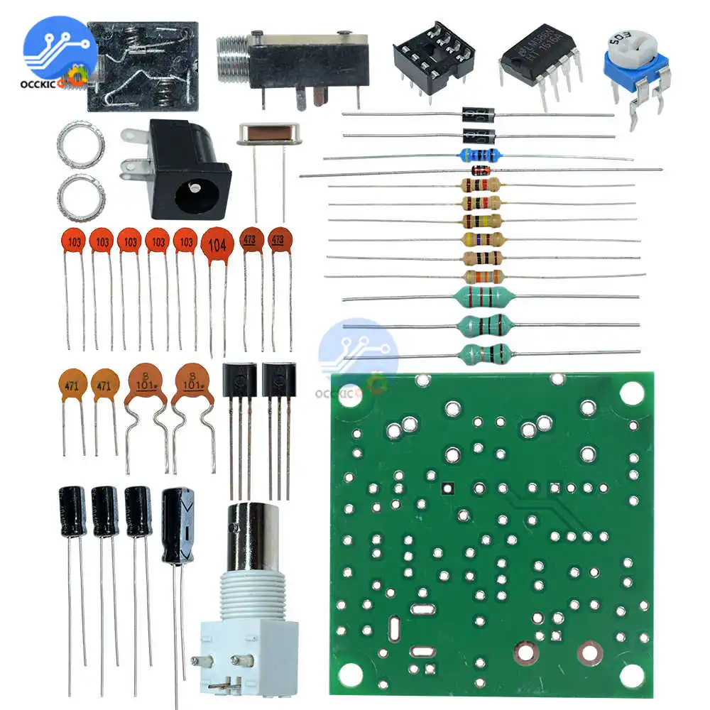 DIY радио 40 м CW коротковолновый передатчик QRP Pixie Kit приемник 7,023-7,026 МГц