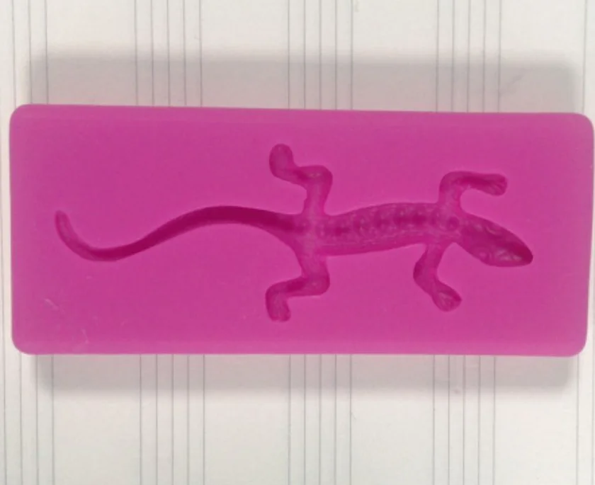 

Cake Tools Gecko Silicone Mold Decorating Cupcake Topper Fondant Tool Mould DIY