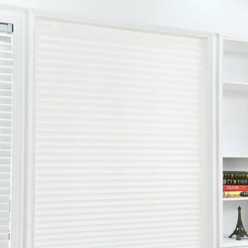

Self-Adhesive Pleated Blinds Half Blackout Windows Curtains for Kitchen Bathroom Balcony Shades For Coffee/Office Window Hot