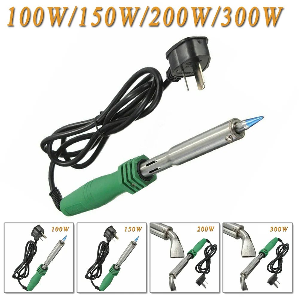 

100W/150W/200W/300W Electric Iron Plastic handle Electronic Soldering Welding