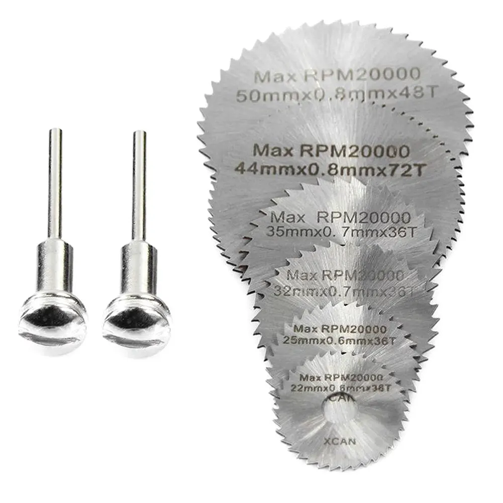 

Набор мини-циркулярных пил из быстрорежущей стали, 7 шт., набор лезвий для вращающегося инструмента, металлический резак, набор электроинстр...