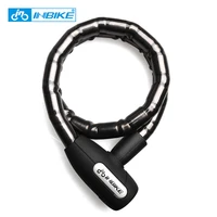 inbike bicycle lock anti theft cable lock 0 85m waterproof cycling motorcycle cycle mtb bike security lock with illuminated key