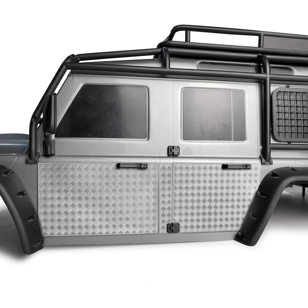 

Декоративная защита для двери автомобиля на радиоуправлении для TRX4 TRX-4 Defender 82056-4 металлическая противоскользящая пластина 1/10 обновленная д...