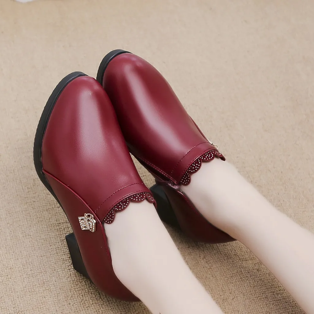 Ботильоны Женские на каблуке 2019 г. ботильоны черного цвета женские из мягкой кожи