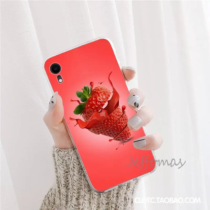 

Food fruit strawberry Phone Case For iphone 12 5 5s 5c se 6 6s 7 8 plus x xs xr 11 pro max mini