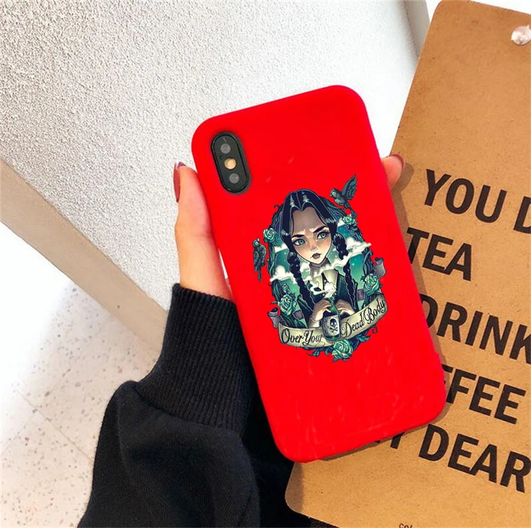 22917 Среда Addams семейный цветной Мягкий силиконовый чехол для телефона iphone 6/6s, 6 Plus/6s Plus, 7/8, 7 Plus/8 Plus, X, XS, XR, XSMax - Цвет: 22917